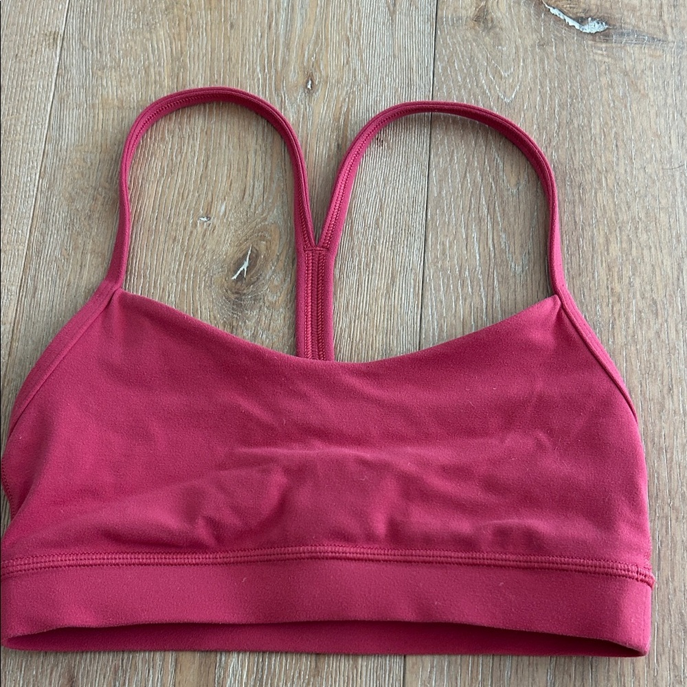 Lululemon Athletica Red Sports Bra